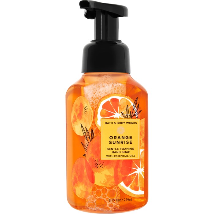 Branch and vine hand soap