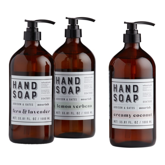 Branch and vine hand soap