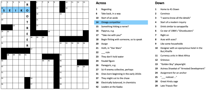 Us 1 for one crossword clue